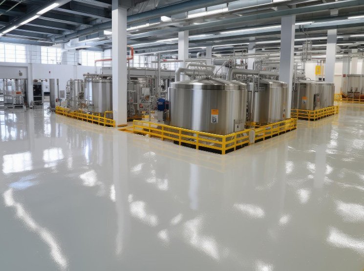 Pavimentos de poliuretano cemento de alta resistencia en España Pavimento industrial para plantas de congelado en España